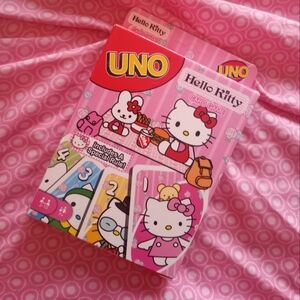 Hello kitty uno card game